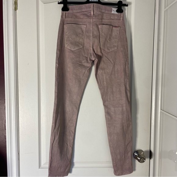 Sz 27 Hudson Jeans (Nico) snakeskin pink - Picture 3 of 11